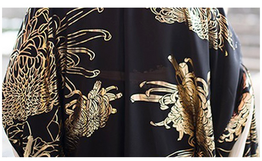 Conjunto de Traje Negro Brillante con Mangas Largas para Parejas - Image 16