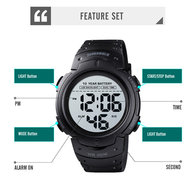 Reloj Deportivo LED Multifuncional Impermeable con Luz Nocturna - Image 14