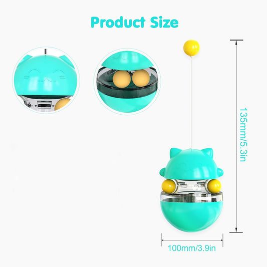 Juguete Dispensador de Premios para Gatos - Alimentador Interactivo para Entrenamiento Mental - Image 2