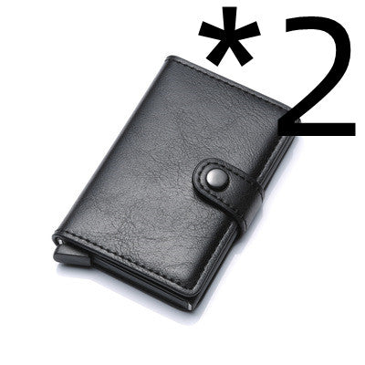 Billetera Vintage para Hombre con Protección RFID, Cuero y Aluminio - Image 8