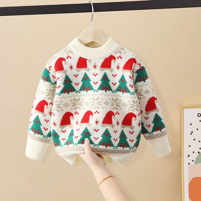 Suéter Navideño Cuello Redondo - Diseño Árbol de Invierno - Image 11