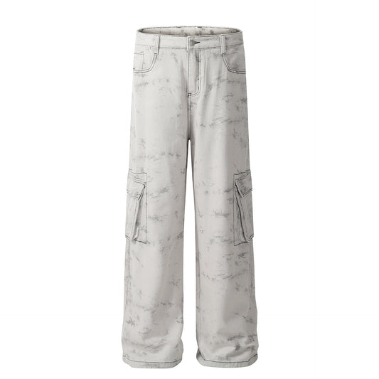 Pantalones Largos Hombre Estilo Retro Americano para Otoño Invierno - Image 2