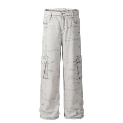 Pantalones Largos Hombre Estilo Retro Americano para Otoño Invierno - Image 2