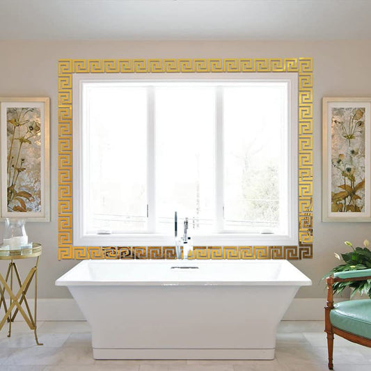 Espejo Adhesivo de Acrílico para Cintura - Decoración de Pared