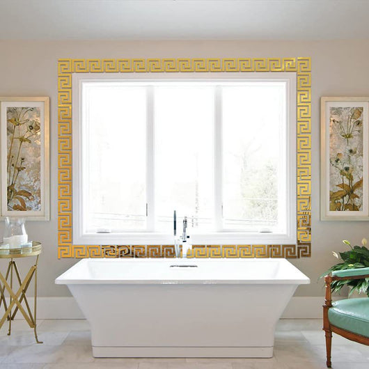 Espejo Adhesivo de Acrílico para Cintura - Decoración de Pared
