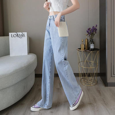 Pantalón Recto Talle Alto Oversize de Pierna Ancha - Image 9