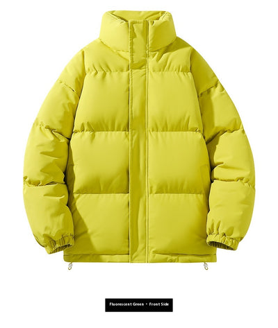 Abrigo Acolchado de Cuello Alto para Parejas - Diseño Minimalista - Image 33