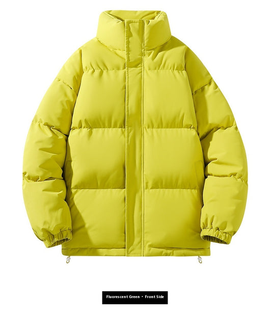 Abrigo Acolchado de Cuello Alto para Parejas - Diseño Minimalista - Image 33