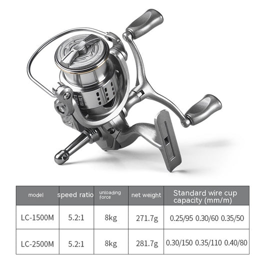Carrete Metálico Micro para Pesca - Rueda de Señuelos Ligera y Precisa - Image 4