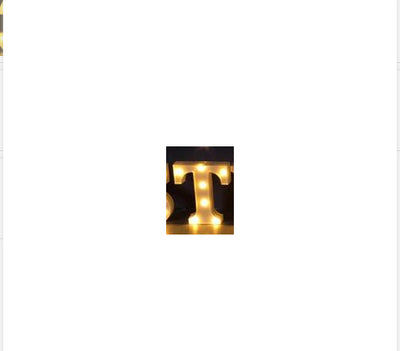 Letras y Números LED Luminosos para Decoración - Lámpara de Batería Romántica - Image 69