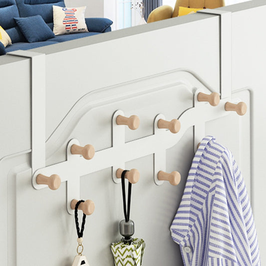 Perchero Colgante sin Clavo para Puerta - Organizador de Ropa Compacto