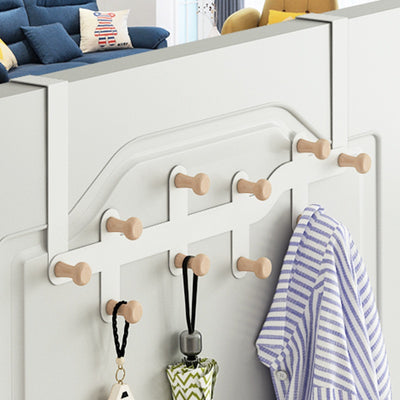 Perchero Colgante sin Clavo para Puerta - Organizador de Ropa Compacto