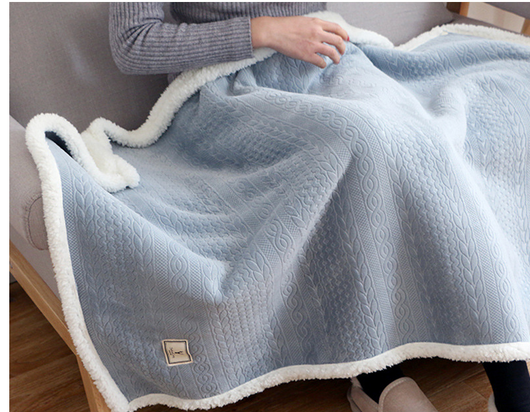 Manta de Lana para Siesta en la Oficina - Cálida y Portátil - Image 6