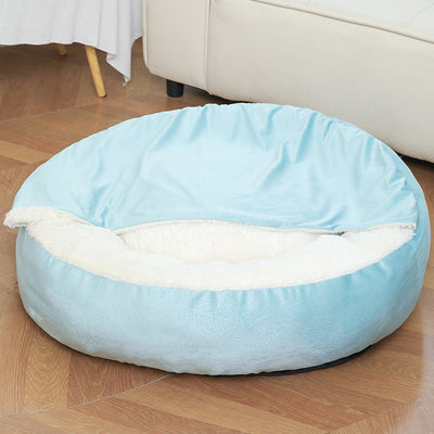 Cama Ortopédica para Perros y Gatos con Manta Térmica y Capucha - Image 8