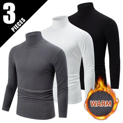 Polera Térmica de Cuello Alto para Hombre - Abrigo Versátil de Invierno - Image 11