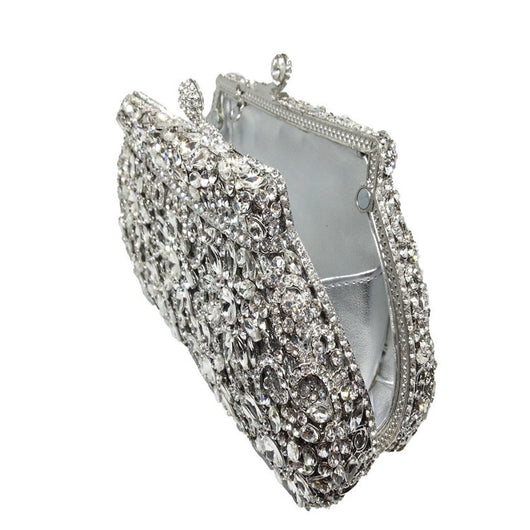 Bolso de Noche Metálico con Incrustaciones de Diamantes Estilo Europeo - Image 12