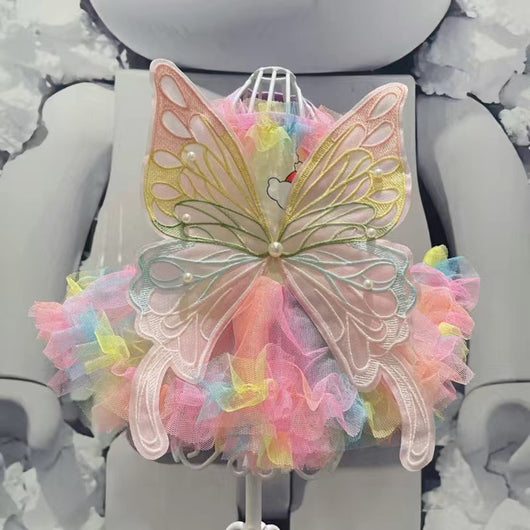 Vestido Infantil con Alas de Mariposa - Diseño de Personalidad - Image 4