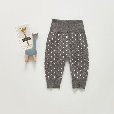 Pantalones de Punto de Algodón con Lunares para Niños - Image 9