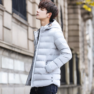 Abrigo de Algodón para Hombre Casual Acolchado - Image 8