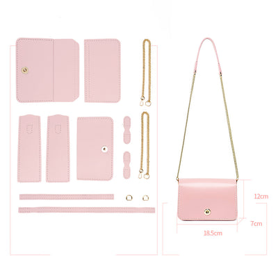 Bolsa Bandolera Cuadrada Artesanal DIY para Mujer - Image 12