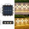 Luminária Solar de Parede com 12 LEDs de Luz Quente
