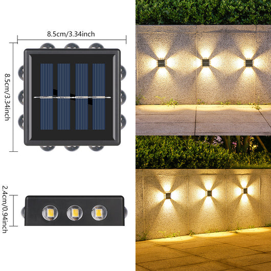 Lámpara Solar de Pared Espejo Convexo para Exterior - Iluminación de Jardín y Villa - Image 9