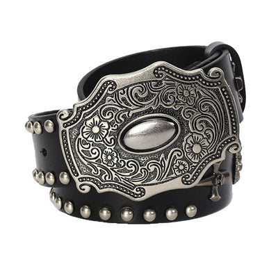 Cinturón Hip Hop con Hebilla Cráneo para Hombre - Estilo Personalidad - Image 7
