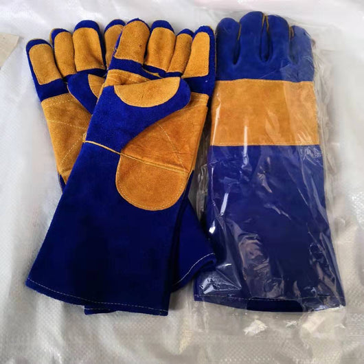 Guantes de Cuero Profesionales para Soldadura Industrial con Protección Laboral - Image 8