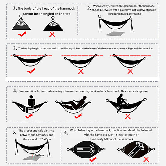 Hamaca Doble de Lona para Camping y Ocio al Aire Libre - Image 12