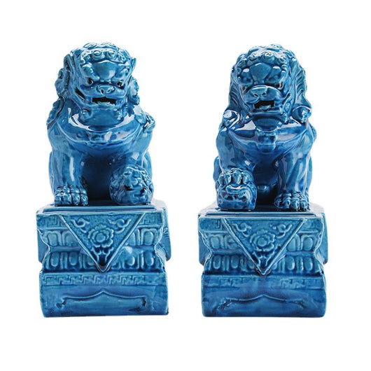 Ornamentos de León en Cerámica Refractaria para Feng Shui - Image 4
