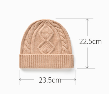 Gorro de Lana con Detalle Diamante Retorcido - Image 9