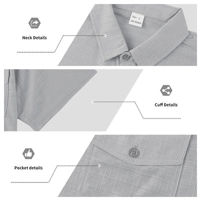 Traje Ejecutivo de Manga Corta para Hombre - Image 39