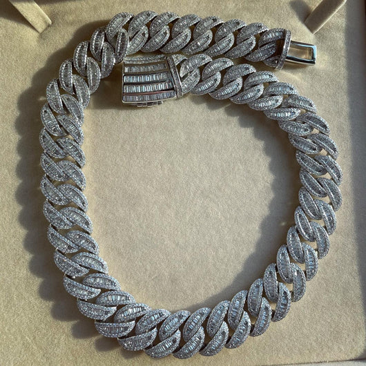 Cadena Cubana Miami 15mm-20mm Chapada en Oro Real con Cierre Tipo Buckle - Image 22