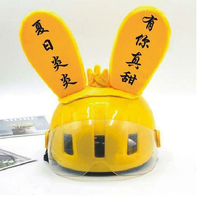 Adorno para Casco de Esquí Locomotora con Orejas Luminosas y Velcro - Image 20