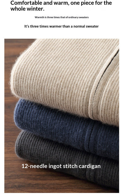 Suéter de Cachemira para Hombre Grueso y Elegante - Image 30