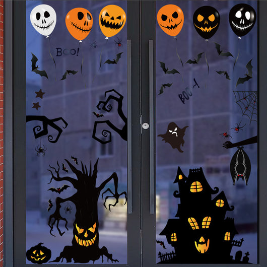 Pegatinas Decorativas de Halloween - Calabaza, Araña, Fantasma y Linterna - Image 12