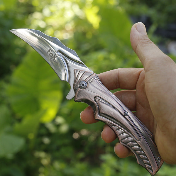 Cuchillo Plegable Multifunción de Alta Dureza para Exterior
