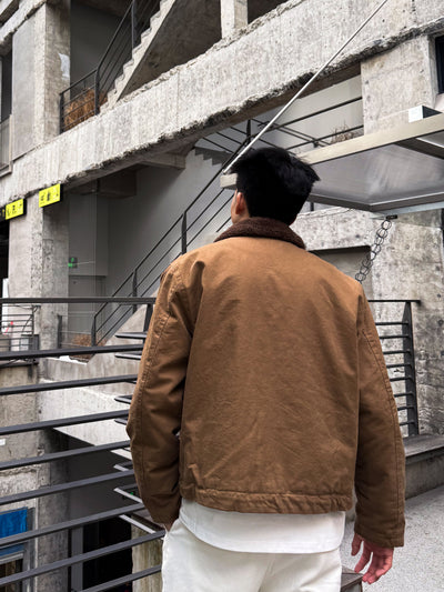 Chaqueta Corta para Hombre en Algodón Grueso con Forro de Terciopelo - Image 2