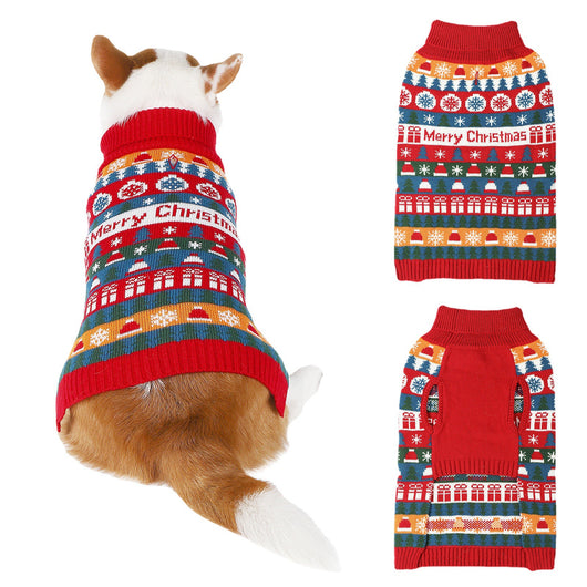 Suéter Navideño para Mascotas Rojo en Acrílico - Image 3