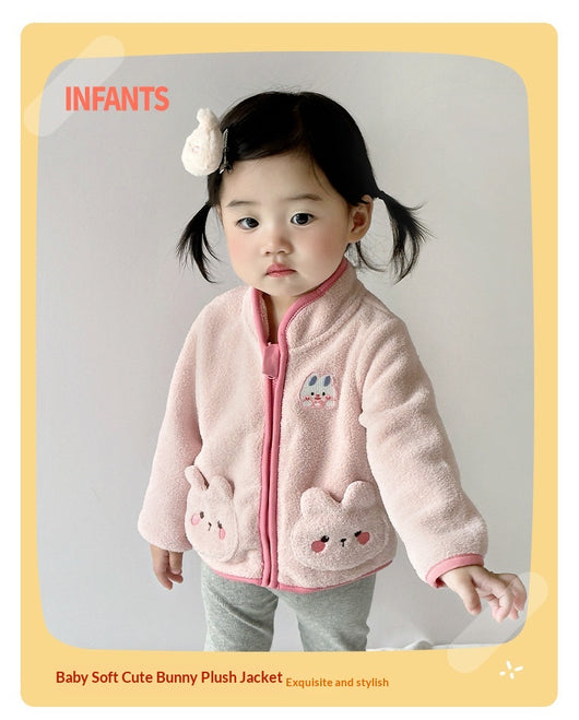 Abrigo Polar Infantil Conejo Adorable para Otoño e Invierno - Image 32