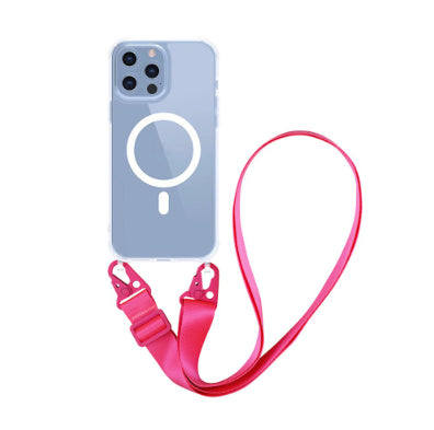 Funda Transparente con Cordón Magnético Desmontable para Celular - Image 5