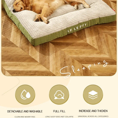 Cama Térmica para Perros con Manta Fleece Desmontable - Colchón Cómodo para Mascotas Pequeñas, Medianas y Grandes - Image 9