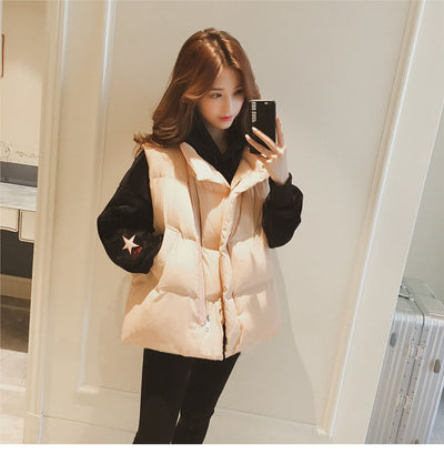 Chaleco Acolchado de Algodón para Mujer - Abrigo Corto Invierno - Image 13