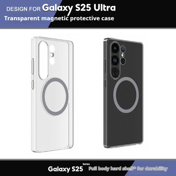 Funda Protectora Transparente de Tres Bordes para S25ULTRA