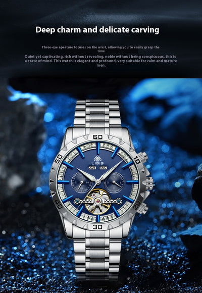 Reloj Mecánico Automático Star Sea con Banda de Acero - Image 8