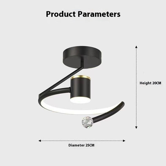 Lámpara de Pasillo Minimalista Cielo Estrellado Diseño Moderno - Image 5