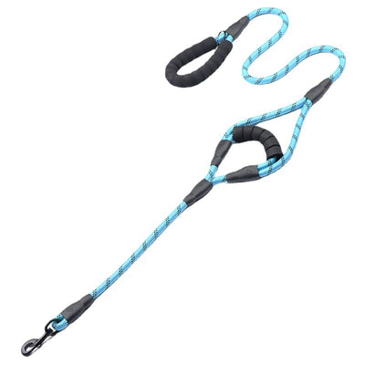 Cuerda Reflectante Tejida de Nylon con Doble Manija para Perros - Image 3