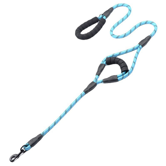 Cuerda Reflectante Tejida de Nylon con Doble Manija para Perros - Image 3