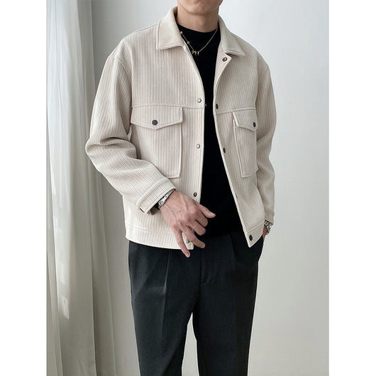 Chaqueta de Pana para Hombre - Abrigo Casual Cálido - Image 13