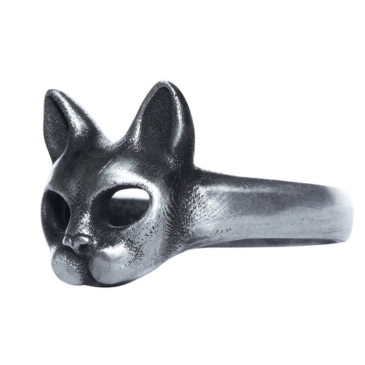 Anillo de Plata 925 con Diseño Exclusivo de Cabeza de Gato - Image 8